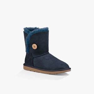 Ugg Bailey Button II Klassiska Stövlar Barn Blå (351089CZI)